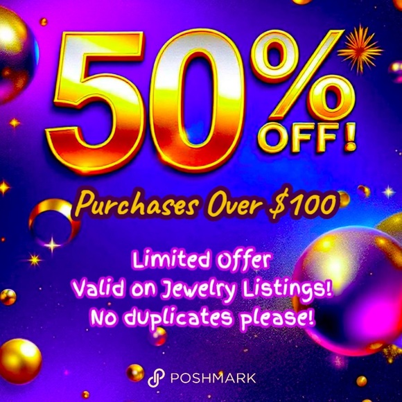 50% Off Jewelry Offer - Picture 1 of 2